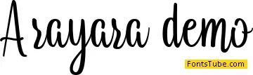 Arayara demo Font
