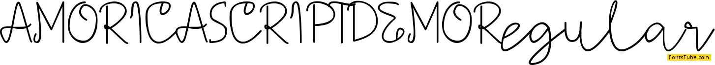 AMORICA Demo Font Family