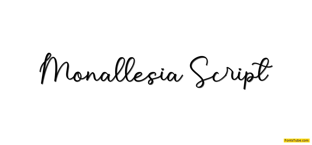 Monallesia Script Font