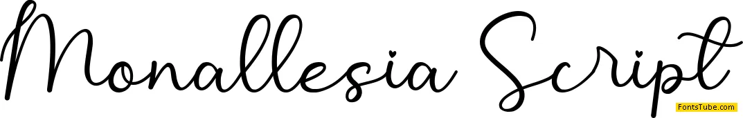 Monallesia Script Font