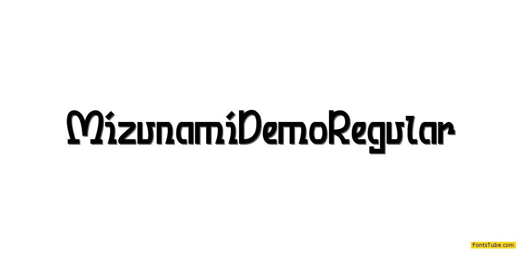 Mizunami Demo Font