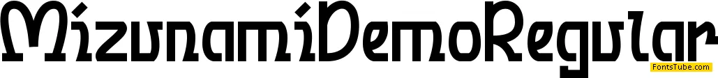 Mizunami Demo Font