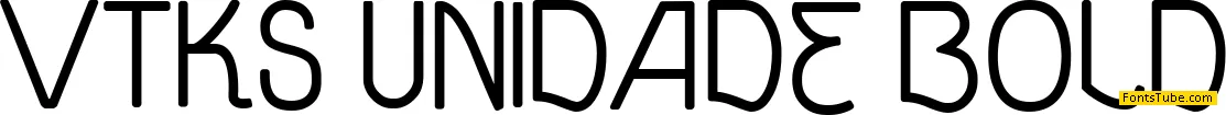 vtks unidade Font Family