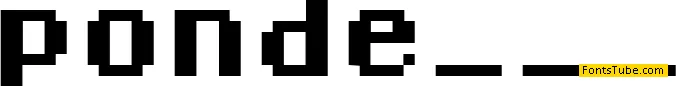 Ponderosa Font