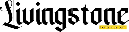 livingstone Font