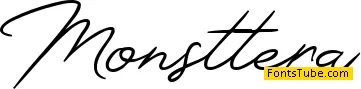 Monsttera Font