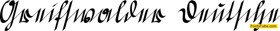 Greifswaler Deutsche Schrift Font