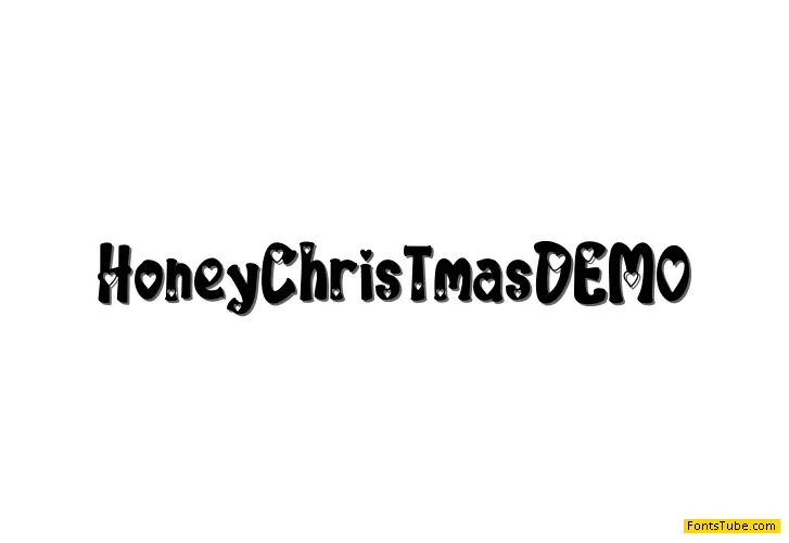 Honey Chritsmas - Personal Use Font