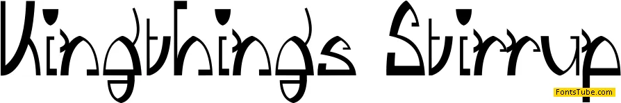 Kingthings Stirrup Font