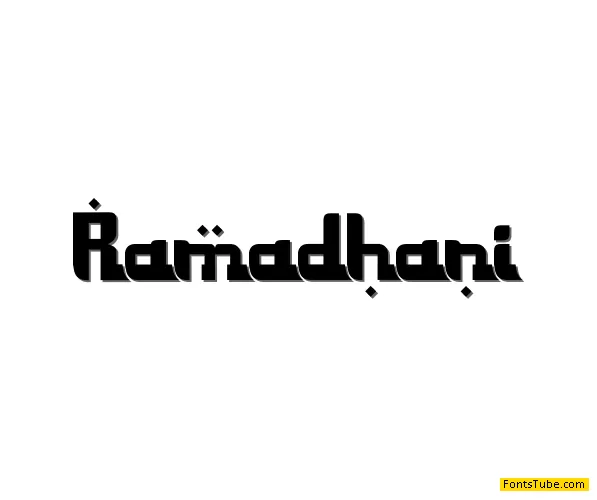 Ramadhani Font