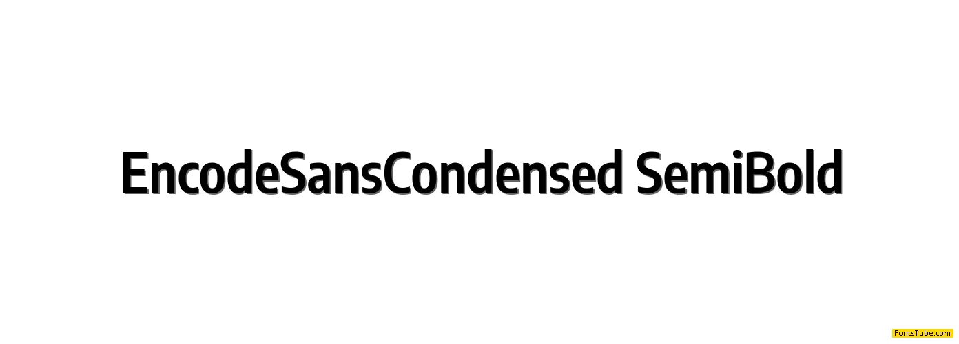 Encode Sans Condensed