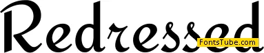 Redressed Font
