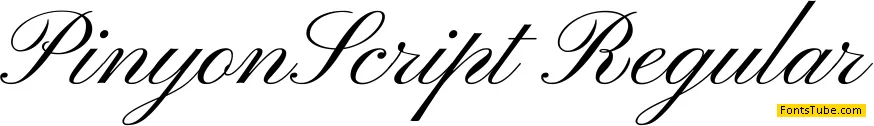 Pinyon Script Font