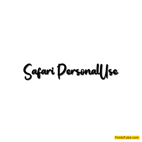Safari Font