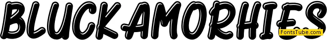 Bluck Amorhies Font