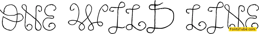 One Wild Line Font