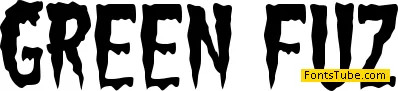 Green Fuz Font