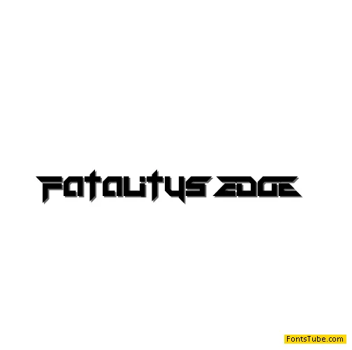 Fatality's Edge Font