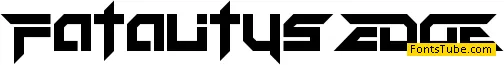 Fatality's Edge Font