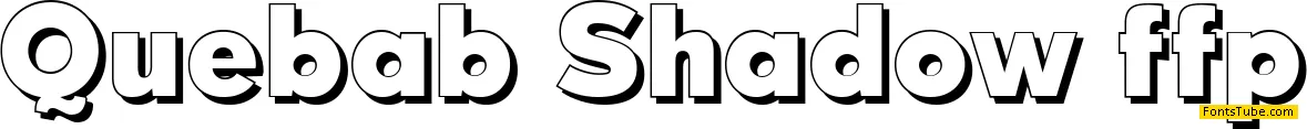Qebab Shadow FFP Font