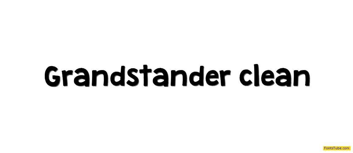 Granstander Clean Font