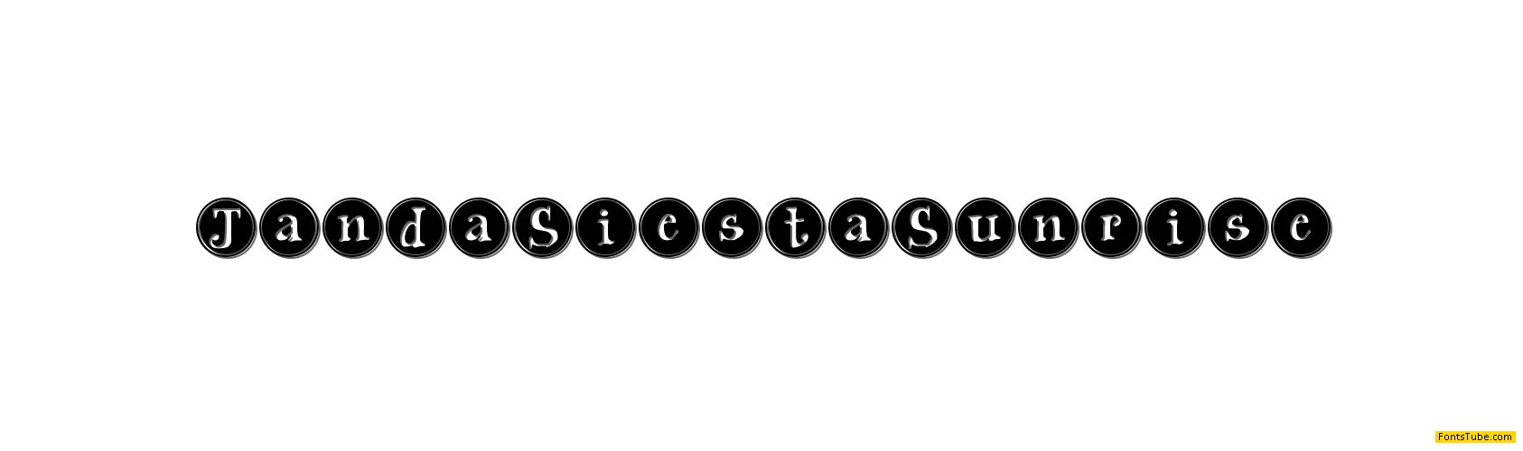 Janda Siesta Sunrise Font