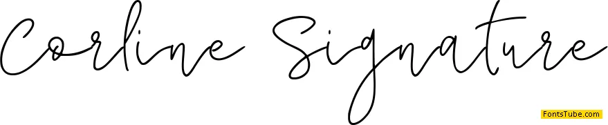 Corline Signature Font