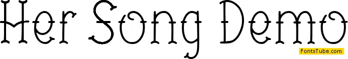 Her Song Demo Font