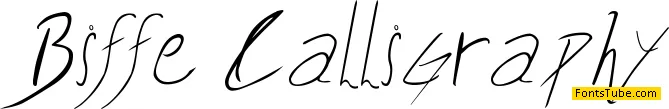 Biffe's Calligraphy Font