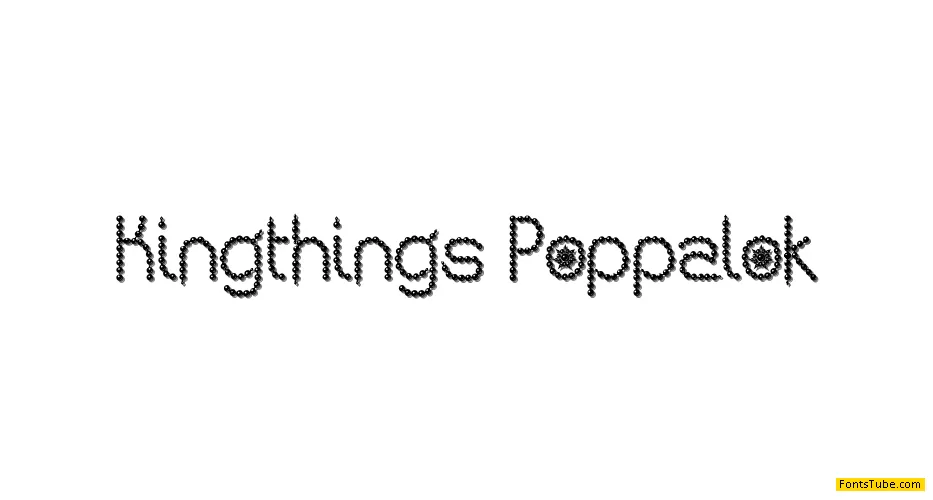 Kingthings Poppalok Font