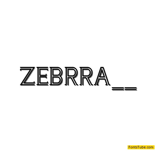 Zebrra Font