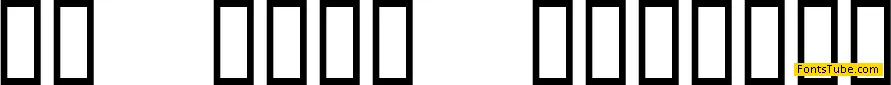 KR Toon Numbers Font