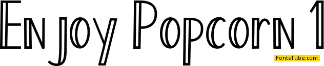 Enjoy Popcorn Font Family