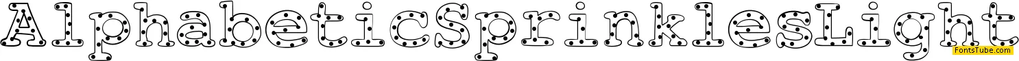 AlphabeticSprinkles Font Family