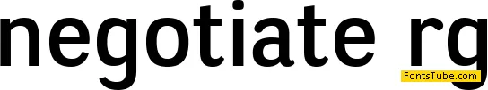 Negotiate Font