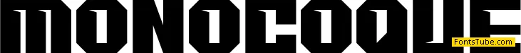 MONOCOQUE Font