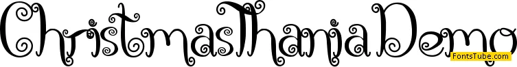 Christmas Thania DEMO Font