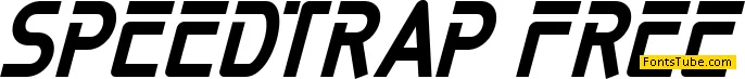 SPEEDTRAP FREE Font