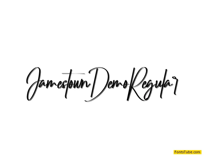 Jamestown Demo Font