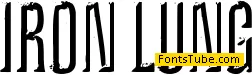 Iron Lung Font