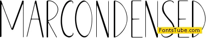 MARCONDENSED Font