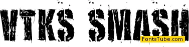 VTKS SMASH Font