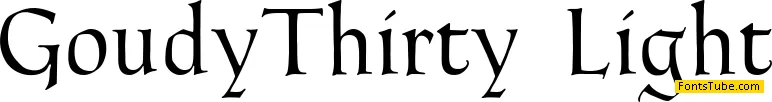 Goudy Thirty Font Family
