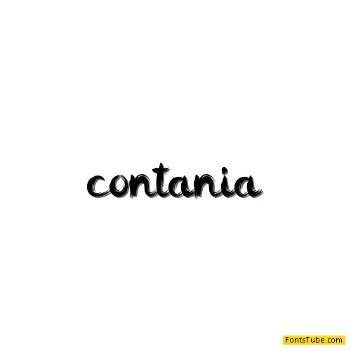 contania Font Family
