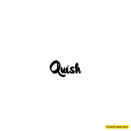 Quish Font
