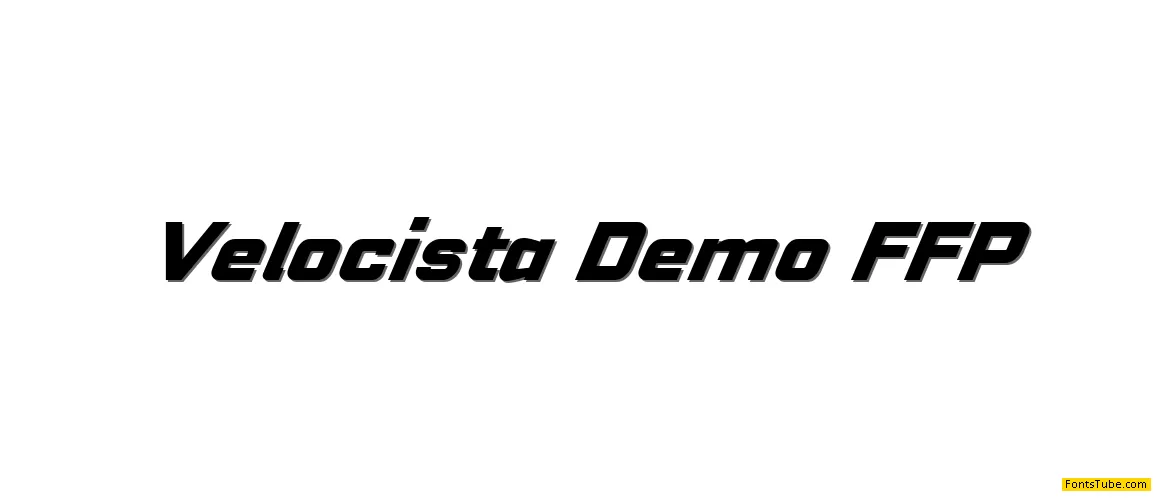 VELOCISTA Font