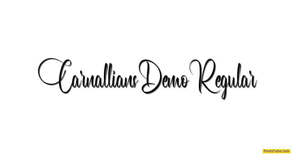 Carnallians Demo Font