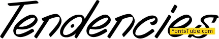 Tendencies Font
