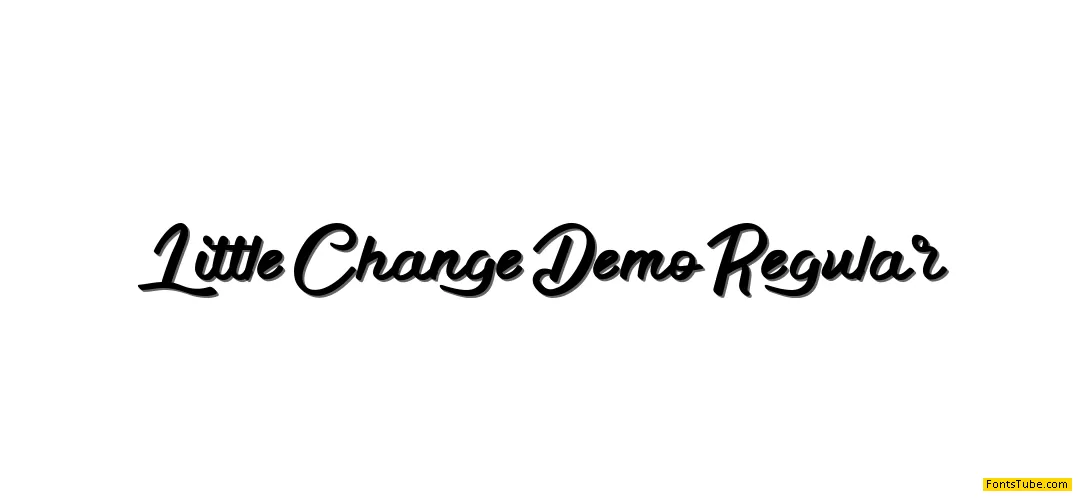 Little Change Demo Font