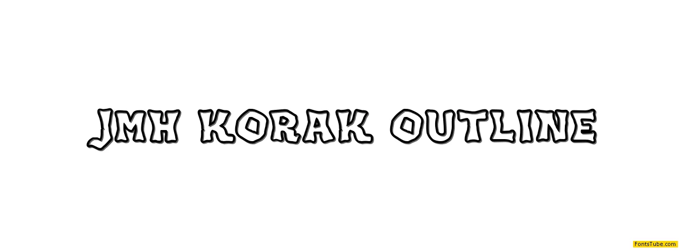 JMH KORAK Font Family